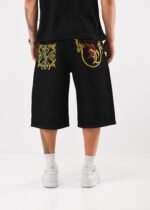 Bermuda baggy corona jean rígido