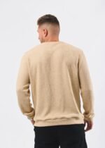 Sweater tejido beige - Imagen 3