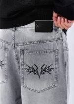 Extra baggy ave jean rígido - Imagen 3