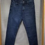 Semi-chupin azul jean elastizado