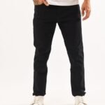 Pantalon clasico negro gabardina elastizado