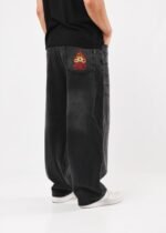 Extra baggy pinzas fuego jean rígido - Imagen 2