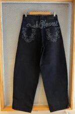Extra baggy dark jean rígido
