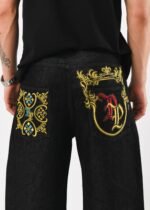 Bermuda baggy corona jean rígido - Imagen 3
