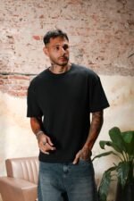 Remera oversize wafle