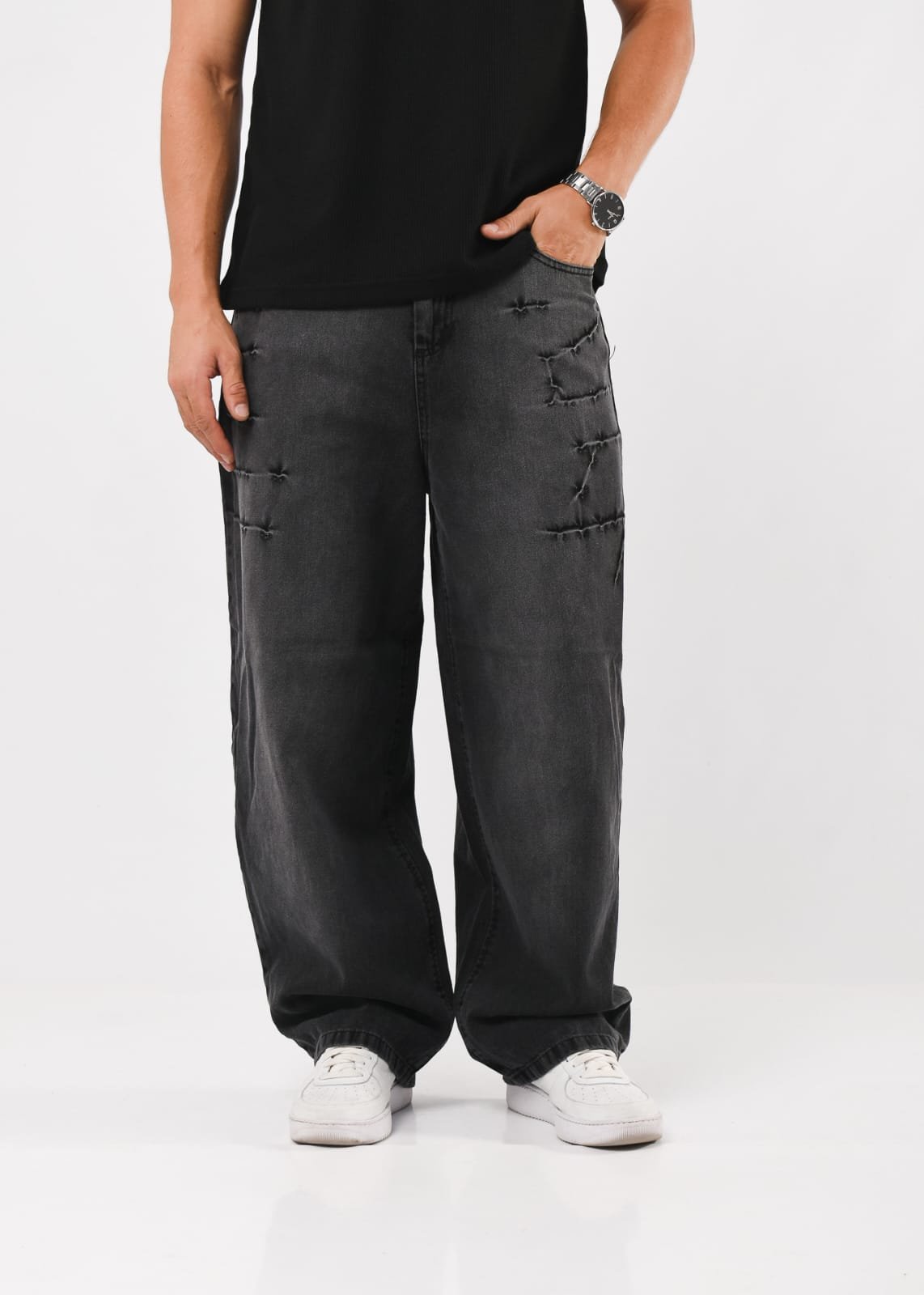 e799a447-50c4-4cb5-ab15-43a5af81c60f Extra baggy pinzas fuego jean rígido - Imagen 1